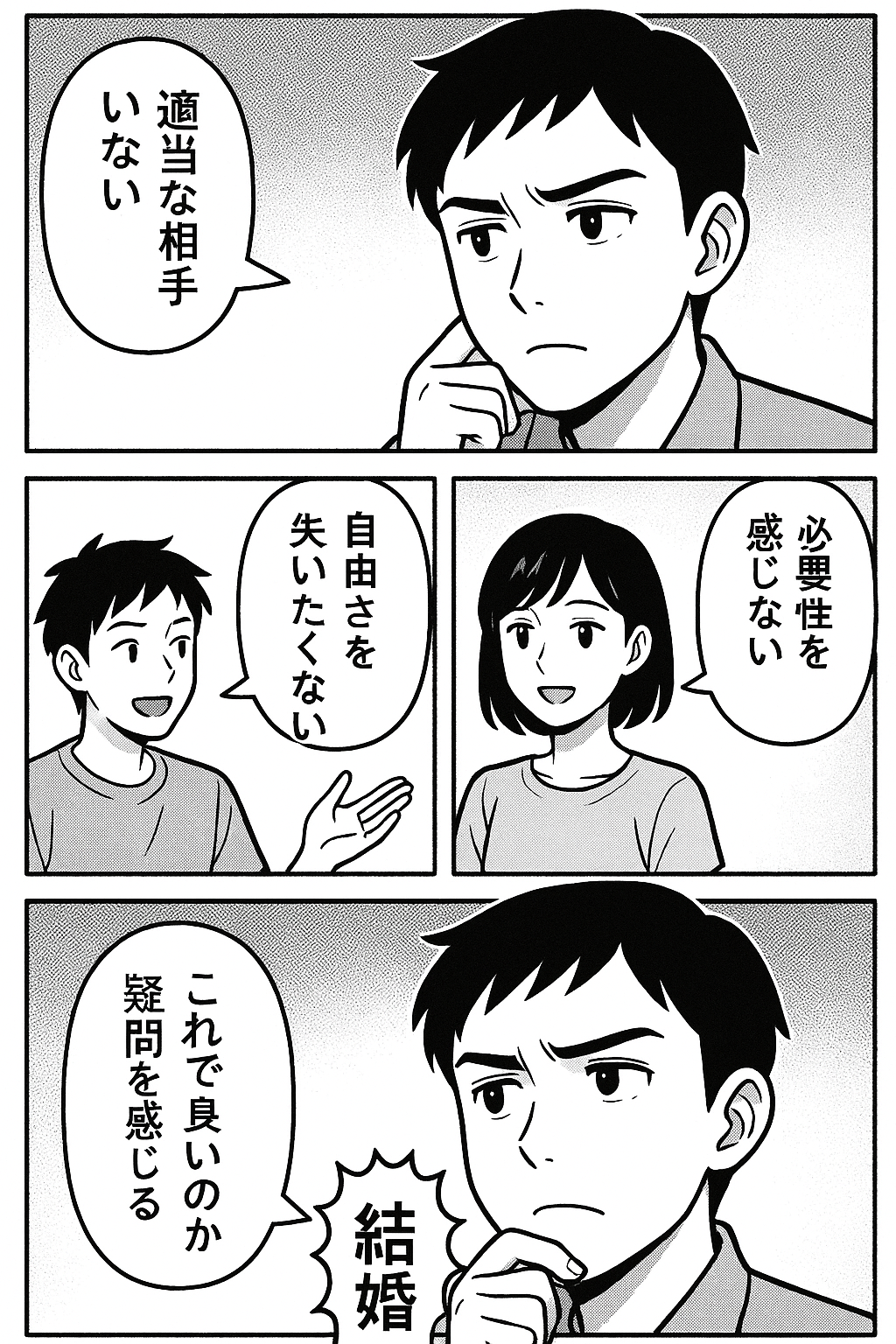 現在の若者の結婚観