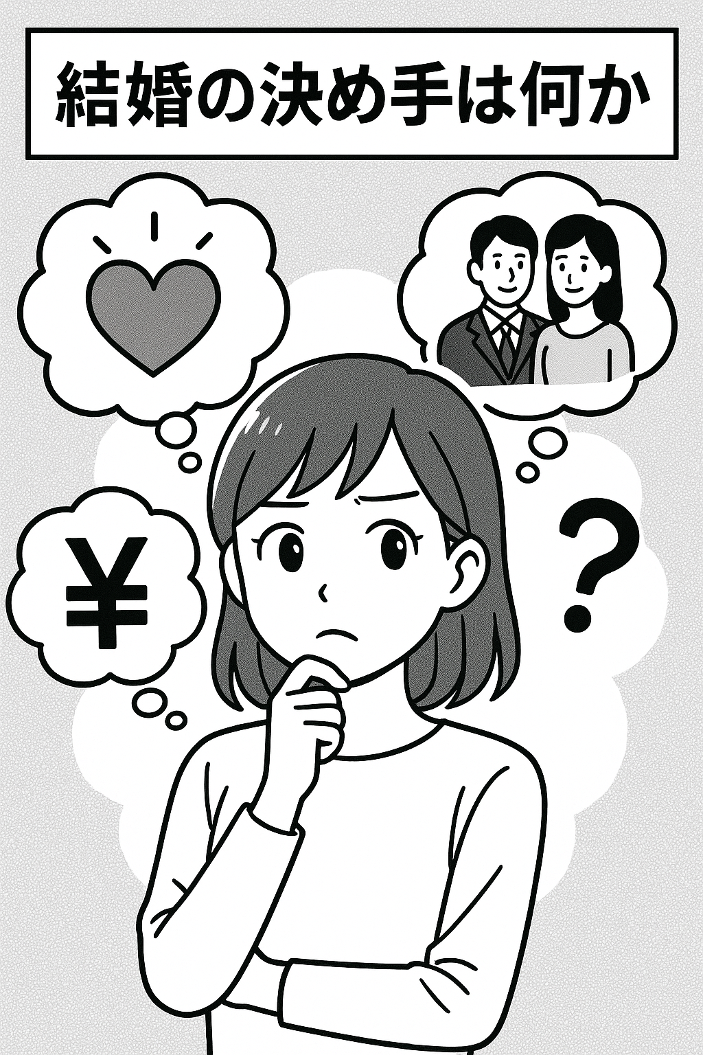 結婚の決め手とは何か