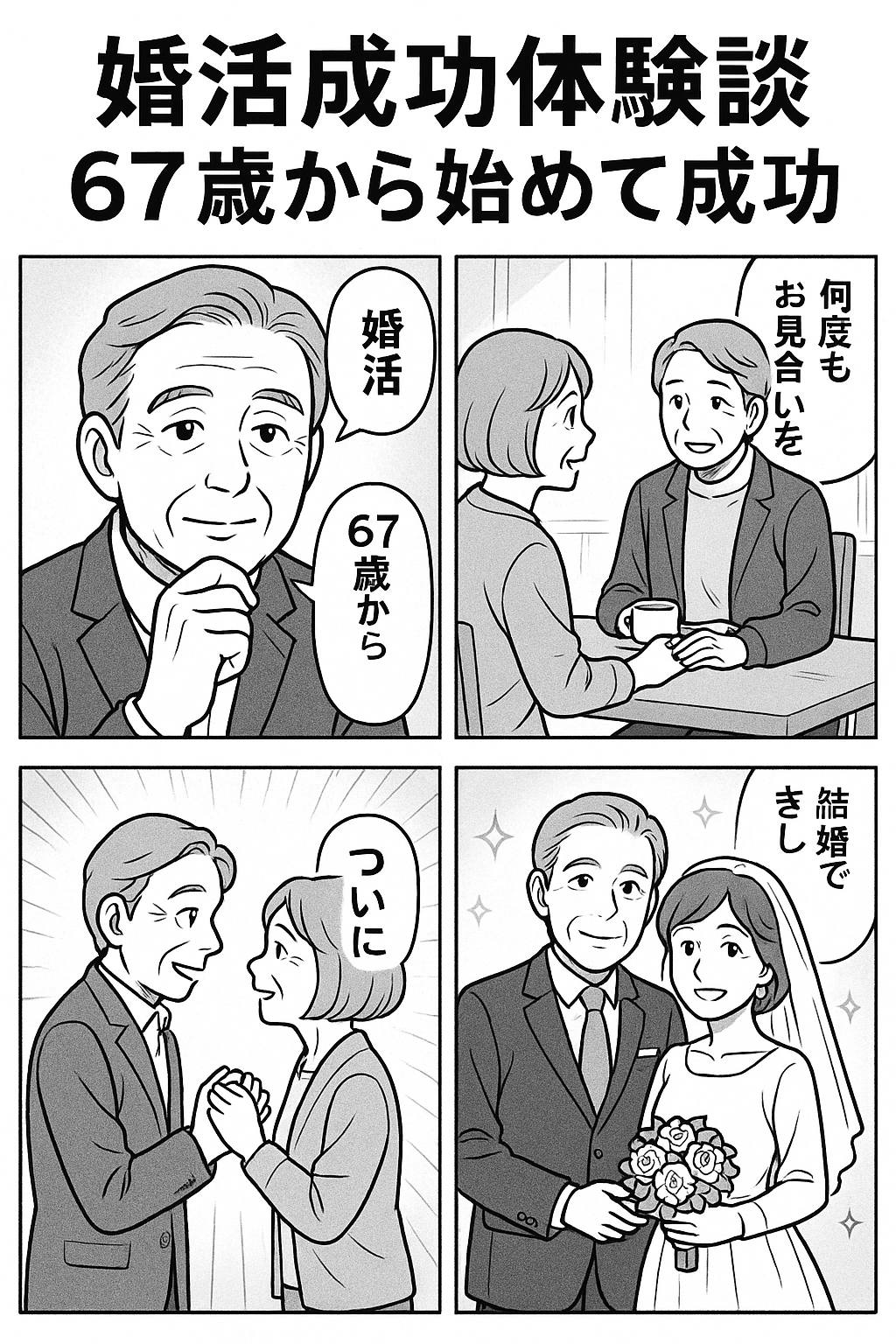 婚活成功体験談:67歳から始めた私の結婚までの道のり