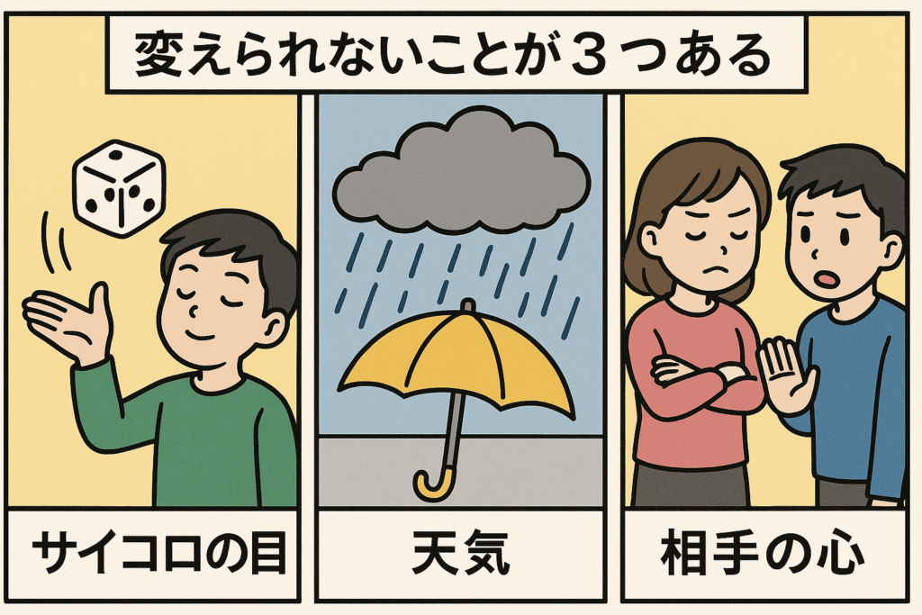 変えられないこと