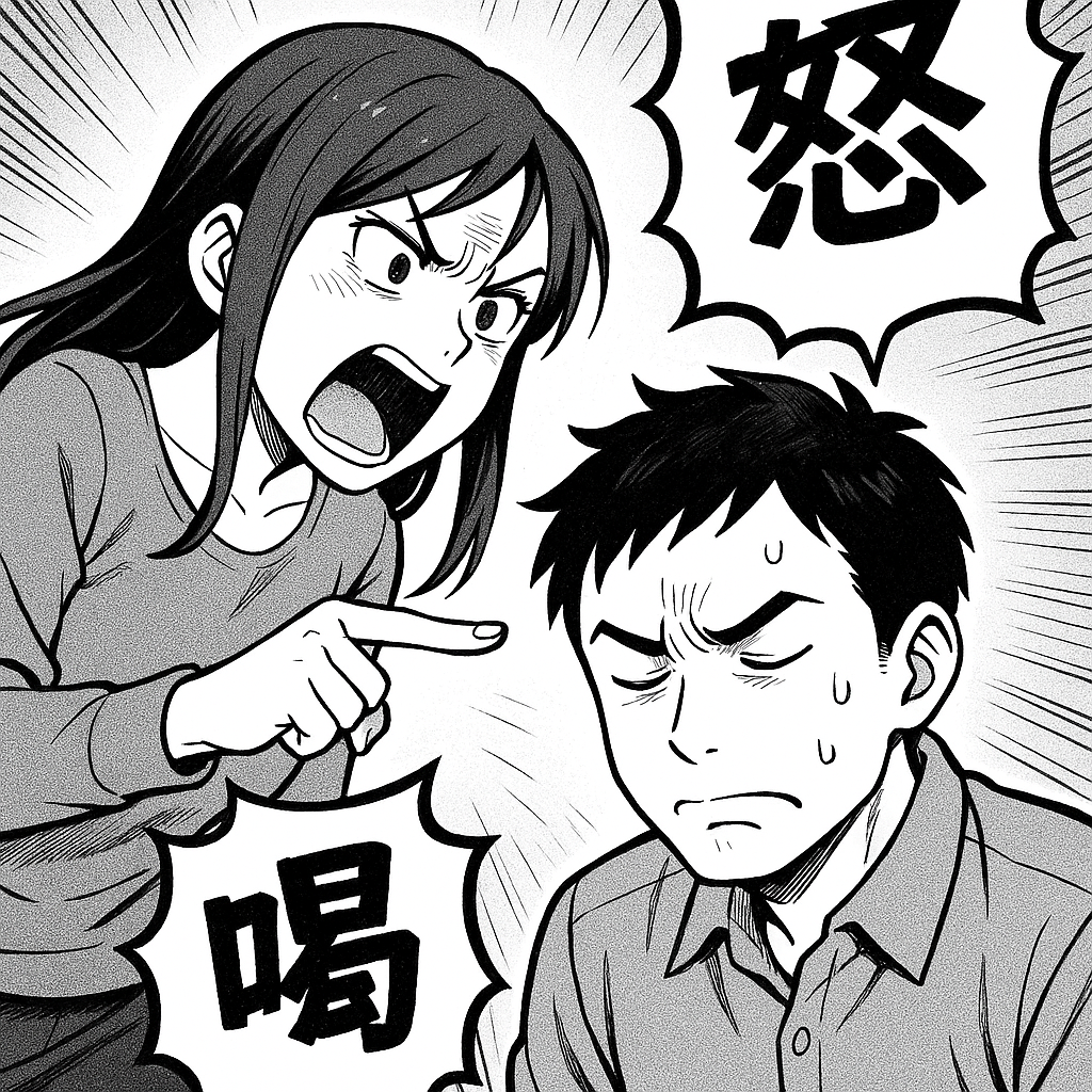 妻からの罵倒