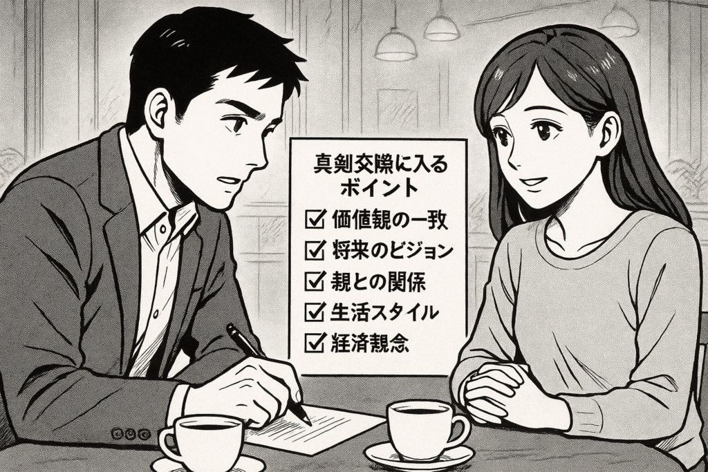 真剣交際に入るかどうかを決めるポイント