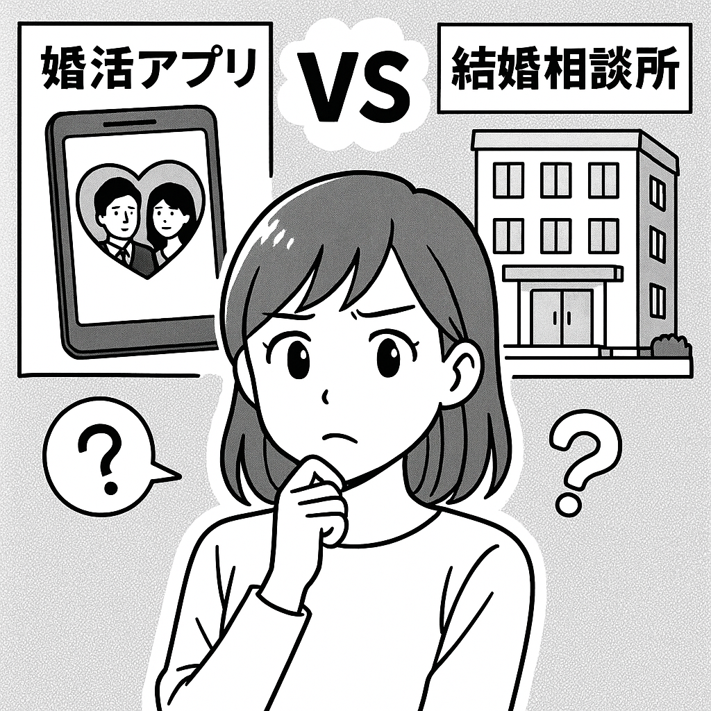 婚活アプリと結婚相談所を徹底比較/あなたに合う婚活方法は?