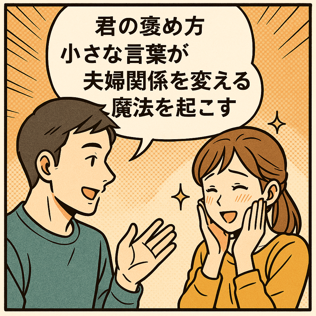 妻の褒め方、小さな言葉が夫婦関係を変える魔法
