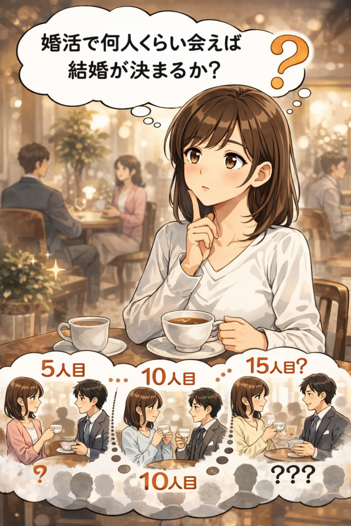 婚活では何人くらい会えば結婚が決まるのか？──30〜50代が知っておくべき現実