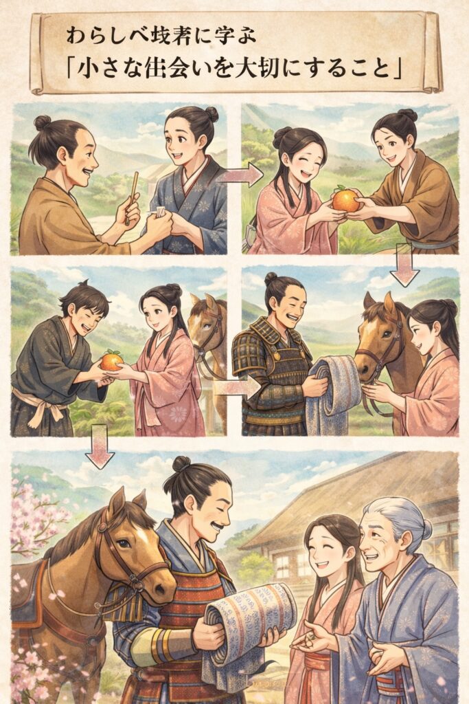 わらしべ長者に学ぶ！婚活成功の秘訣は「小さな出会いを大切にすること」