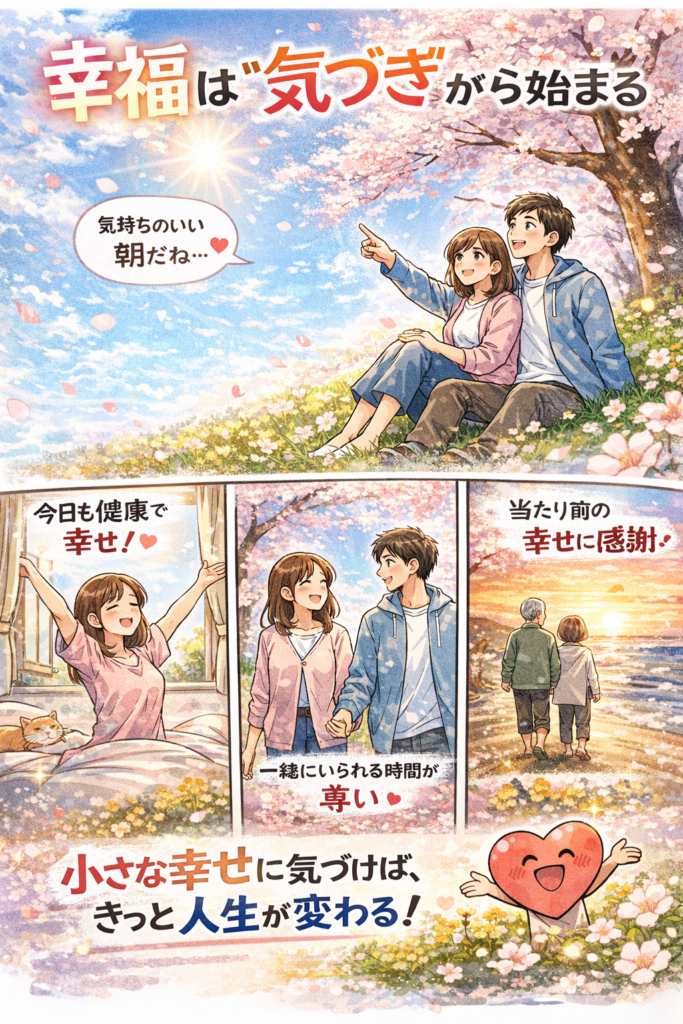 見える幸福に気づく力 ― 結婚と心の満足