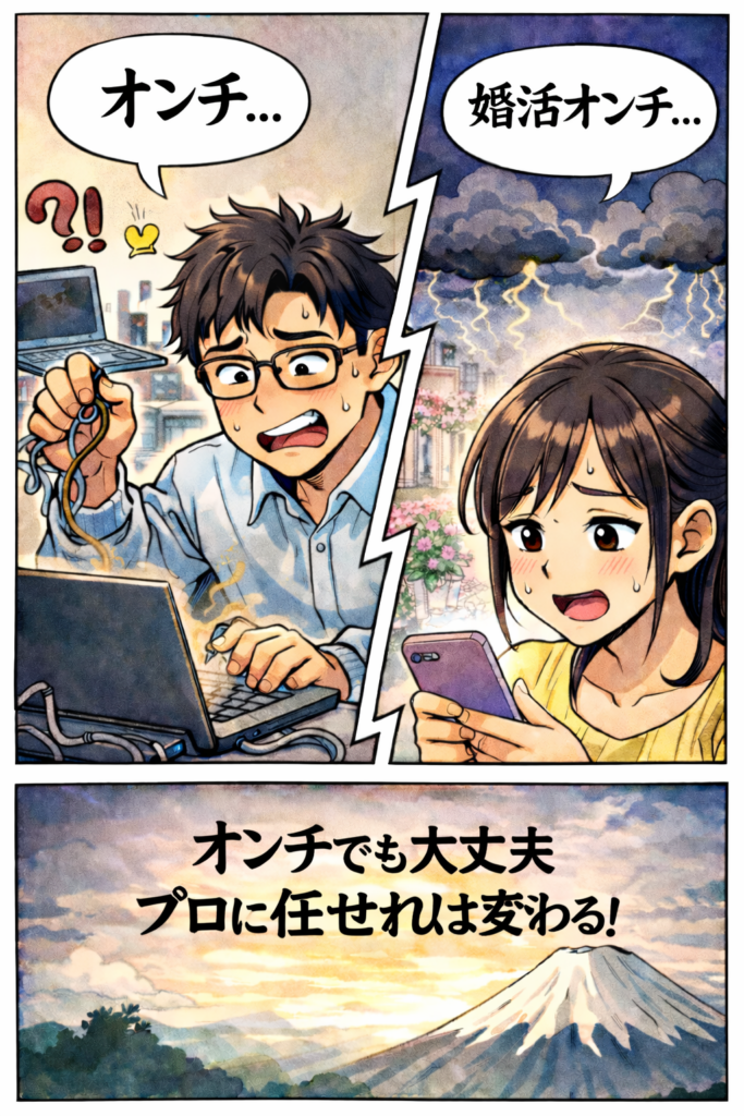 機械オンチと婚活オンチ 〜始める勇気が未来を変える〜