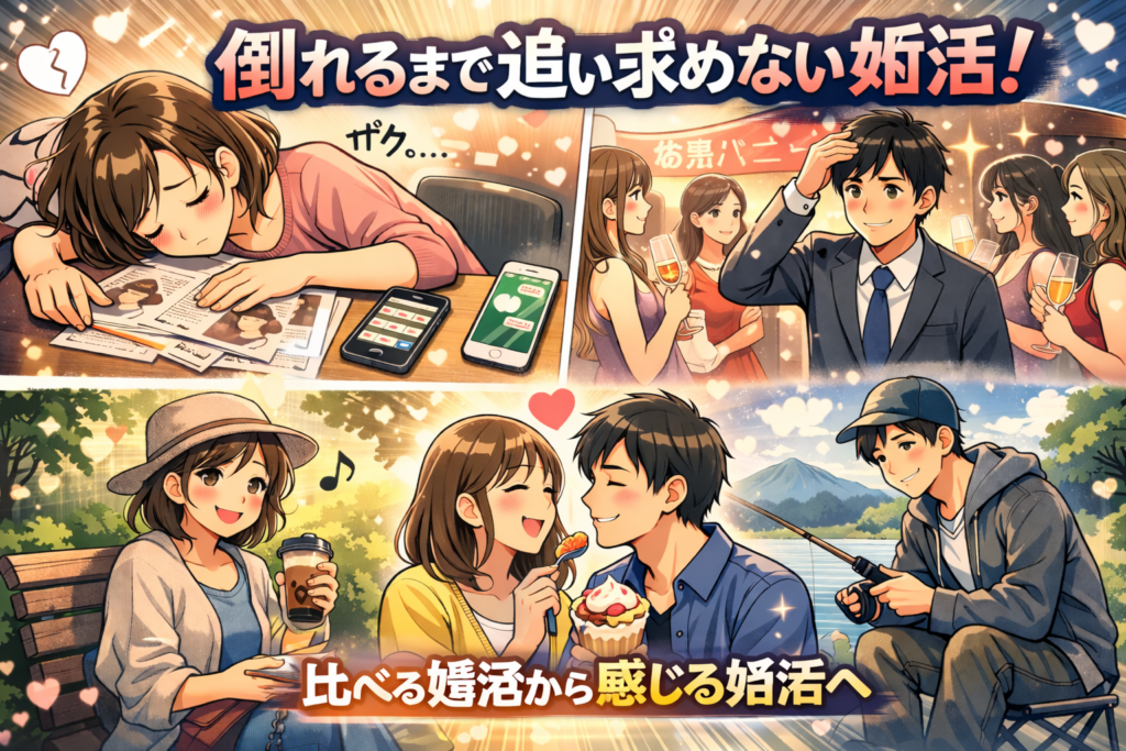 倒れるまで追い求めない婚活──本当に幸せな結婚とは何か