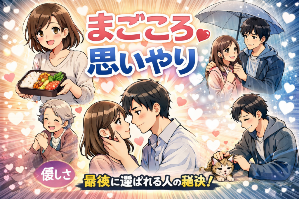婚活で最後に選ばれる人が持っている「まごころ」と「思いやり」