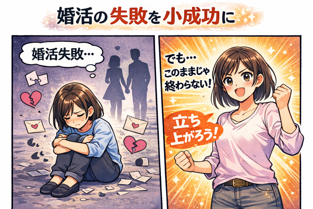 婚活の失敗を小成功に変える生き方