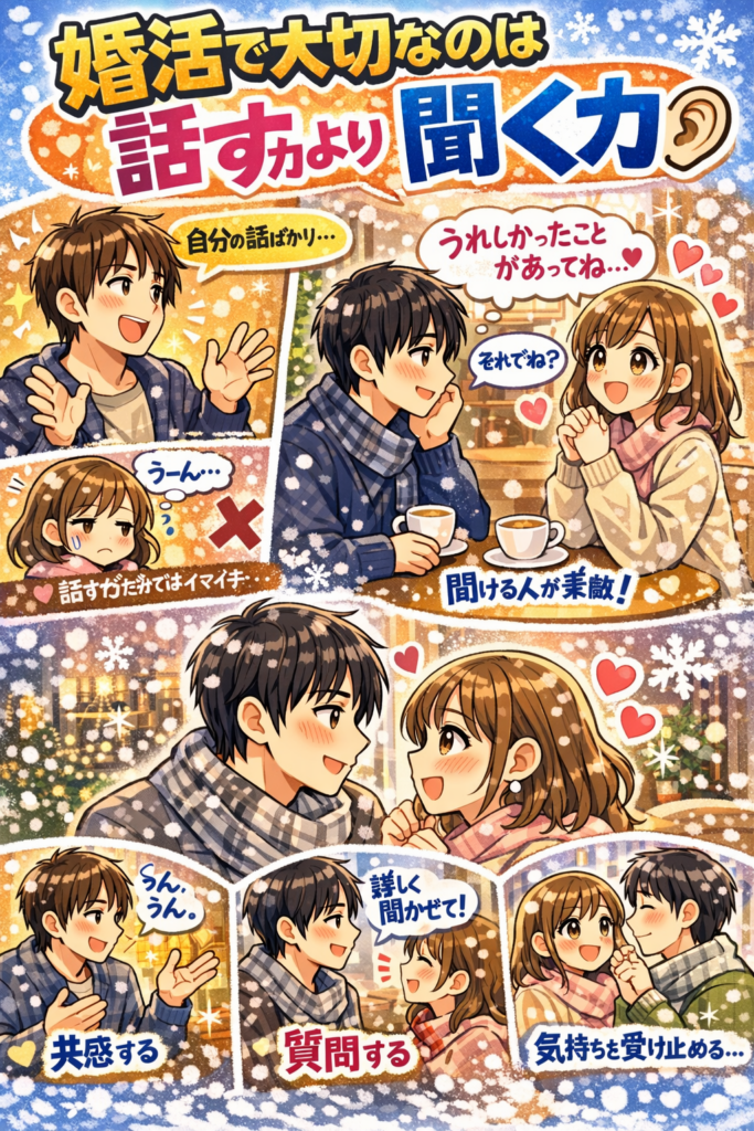 婚活で本当に大切なのは「話す力」より「聞く力」