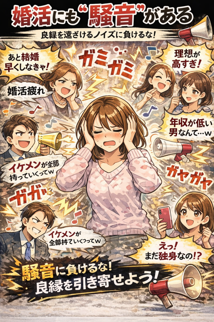 婚活にも「騒音」がある？良縁を遠ざけるノイズの正体