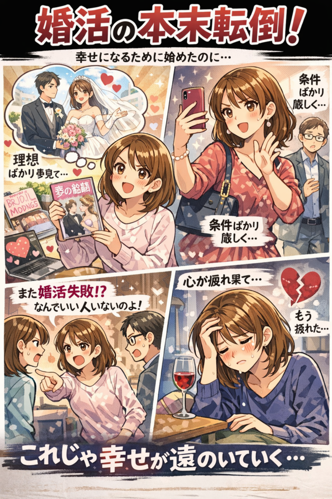 婚活に潜む「本末転倒」──幸せになるために始めたはずなのに