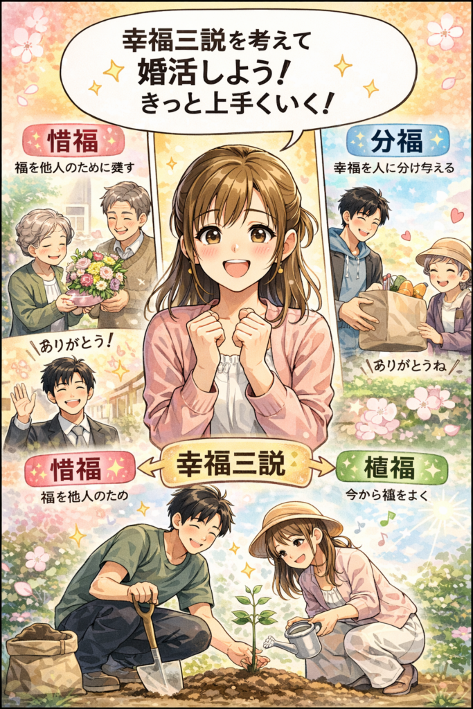 「幸福三説」と婚活の関係