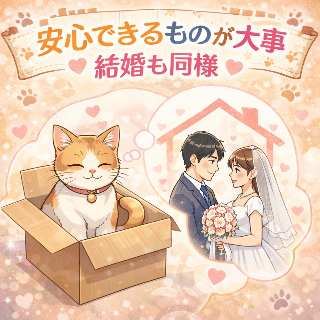 猫に学ぶ婚活の知恵 ― 人が安心できる相手とは